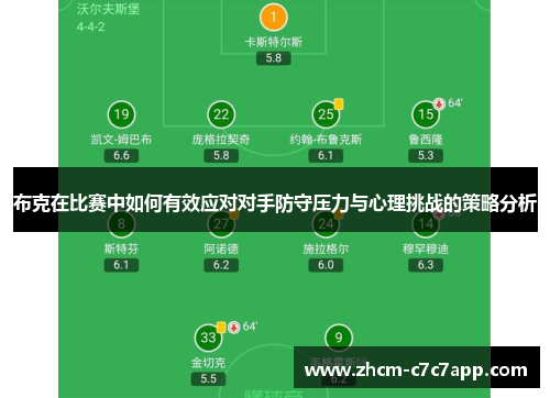 布克在比赛中如何有效应对对手防守压力与心理挑战的策略分析